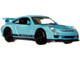 Porsche 911 GT3 RS Light Blue Black Stripes Deutschland Design Series Diecast Model Car Hot Wheels HCJ94