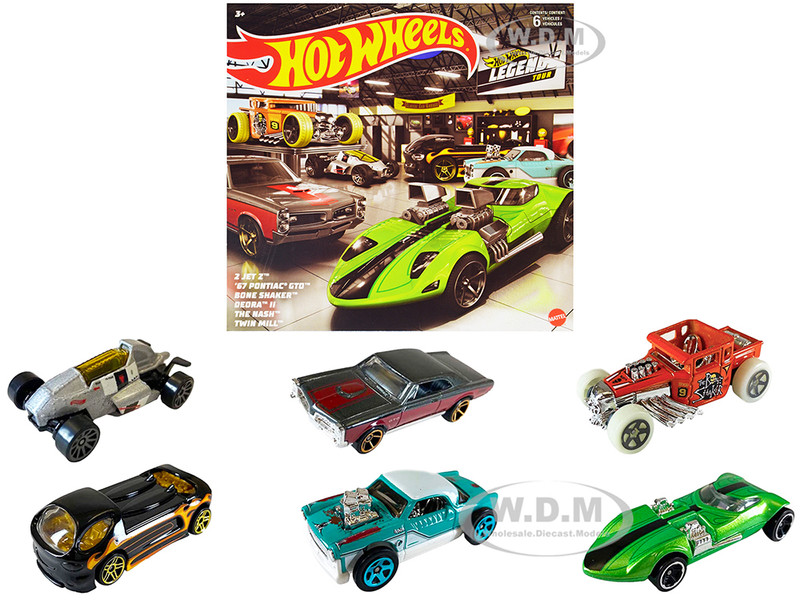 Hot Wheels Legends 6 piece Set Diecast Model Cars Hot Wheels HDH52