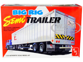 Skill 3 Model Kit Big Rig Semi Trailer 2 Pallets 2-In-1 Kit 1/25 Scale Model AMT AMT1164