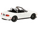 Mazda Miata MX-5 NA Convertible Tuned Version Classic White Limited Edition 3600 pieces Worldwide 1/64 Diecast Model Car True Scale Miniatures MGT00304