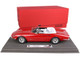 1966 Ferrari 365 California S/N 9935 Convertible Red White Interior DISPLAY CASE Limited Edition 108 pieces Worldwide 1/18 Model Car BBR BBR1814D