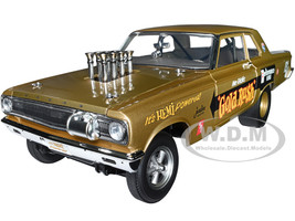 1965 Dodge Coronet AWB Gold Rush Gold Metallic Limited Edition 696 pieces Worldwide 1/18 Diecast Model Car ACME A1806506
