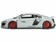Audi R8 LB-Works Liberty Walk Glacier White 1/18 Model Car GT Spirit GT325
