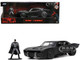 Batmobile Matt Black Batman Diecast Figurine The Batman 2022 Movie DC Comics 1/32 Diecast Model Car Jada 32042