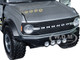 2021 Ford Bronco Gray Metallic KC HiLiTES Extra Wheels Just Trucks Series 1/24 Diecast Model Car Jada 33852