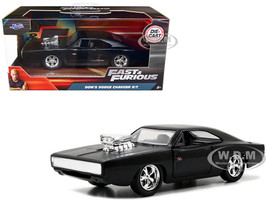 Dom's Dodge Charger R/T Black Fast & Furious 7 2015 Movie 1