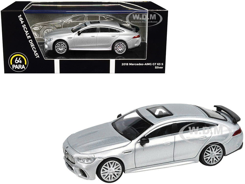 GTS Models C 63 S AMG ミニカー シルバー 1/18 GT Spirit Mercedes-Benz Mercedes C-Class C63 AMG S Sedan