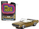 1971 Dodge Challenger 340 Convertible Gold Metallic Black Stripes The Mod Squad 1968-1973 TV Series Hollywood Series Release 34 1/64 Diecast Model Car Greenlight 44940 A