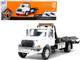 International DuraStar 4400 Flatbed Tow Truck White 1/24 Diecast Model Jada 34040