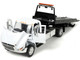 International DuraStar 4400 Flatbed Tow Truck White 1/24 Diecast Model Jada 34040