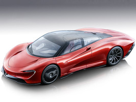 2019 McLaren Speedtail Red Metallic Limited Edition 49 pieces Worldwide Exclusive Series 1/18 Model Car Tecnomodel T18-EX08B