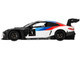 BMW M4 GT3 #1 Presentation White Black with Blue Red Graphics 1/18 Model Car Top Speed TS0372