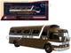 1966 GM PD4107 Buffalo Coach Bus US Army Military Police Destination Fort Dix Vintage Bus Motorcoach Collection 1/87 HO Diecast Model Iconic Replicas 87-0289