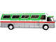 1966 GM PD4107 Buffalo Coach Bus Indiana Motor Bus Company Destination Indianapolis Vintage Bus Motorcoach Collection 1/87 HO Diecast Model Iconic Replicas 87-0291