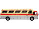 1966 GM PD4107 Buffalo Coach Bus Saskatchewan Transportation Company Destination Saskatoon Canada Vintage Bus Motorcoach Collection 1/87 HO Diecast Model Iconic Replicas 87-0292
