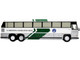 MCI MC-12 Coach Classic Bus US Immigration Naturalization Service Vintage Bus Motorcoach Collection 1/87 HO Diecast Model Iconic Replicas 87-0343
