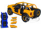 2021 Ford Bronco Orange Metallic Extra Wheels Just Trucks Series 1/24 Diecast Model Car Jada 34025