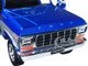1978 Ford Bronco Ranger XLT Open Top Spare Tire Blue Metallic Silver Timeless Legends Series 1/24 Diecast Model Car Motormax 79372