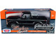 1978 Ford Bronco Custom Open Top Black Timeless Legends Series 1/24 Diecast Model Car Motormax 79374