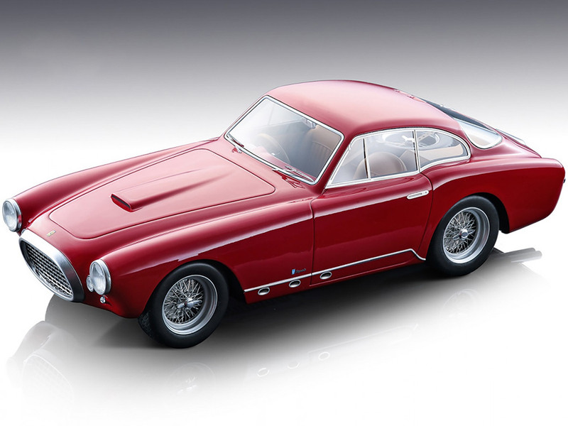 1953 Ferrari 250MM Coupe Vignale No Bumpers RHD Right Hand Drive Red Mythos Series Limited Edition 130 pieces Worldwide 1/18 Model Car Tecnomodel TM18-101A