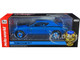 1971 Dodge Charger R/T 426 Hemi Blue Metallic Black Stripes Class of 1971 1/18 Diecast Model Car Auto World AMM1274