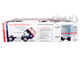 Skill 3 Model Kit Ford C900 Truck Tractor with Trailer U.S. Mail 1/25 Scale Model AMT AMT1326
