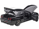 Nissan Skyline GT-R R34 V-Spec II RHD Right Hand Drive Black Pearl 1/18 Model Car Autoart 77407