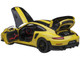 Porsche 911 991.2 GT2 RS Weissach Package Racing Yellow Carbon Stripes 1/18 Model Car Autoart 78172