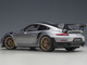 Porsche 911 991.2 GT2 RS Weissach Package GT Silver Carbon Stripes 1/18 Model Car Autoart 78174