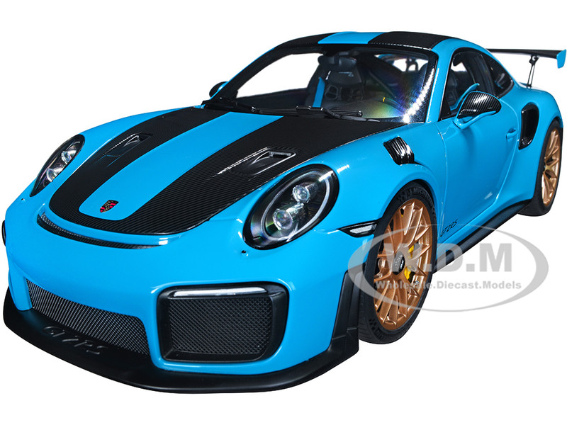 PORSCHE 911 (991.2) GT2 RS WEISSACH PACKAGE MIAMI BLUE 1/18 MODEL