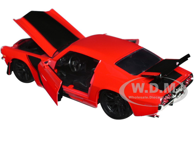 1971 Chevrolet Camaro Z/28 Red Matt Black Stripes Bigtime