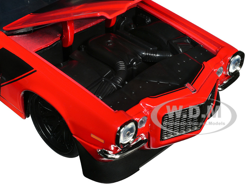 1971 Chevrolet Camaro Z/28 Red Matt Black Stripes Bigtime