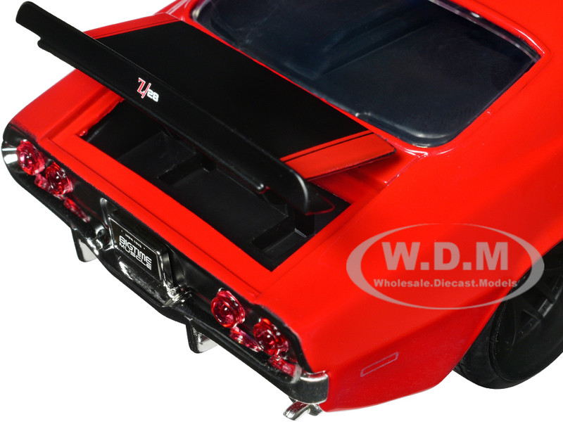 1971 Chevrolet Camaro Z/28 Red Matt Black Stripes Bigtime