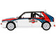 Lancia Delta HF Integrale Evoluzione White Graphics Martini Racing Limited Edition 3600 pieces Worldwide 1/64 Diecast Model Car True Scale Miniatures MGT00300
