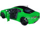 2021 Alpine A110 Pure Vert Jardin Green Metallic Black Top 1/18 Diecast Model Car Solido S1801610