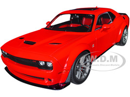 Dodge Challenger R/T 392 Scat Pack Widebody with Sunroof Red Black Tail Stripe 1/18 Diecast Model Car Solido S1805702