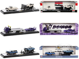 Auto Haulers Set of 3 Trucks Release 53 Limited Edition 8400 pieces Worldwide 1/64 Diecast Model Cars M2 Machines 36000-53