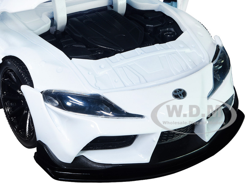2020 Toyota Supra White Roy Focker Diecast Figurine Robotech