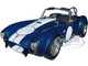 Shelby Cobra 427 S/C Dark Blue Metallic with White Stripes 1/18 Diecast Model Car Kyosho 08047DBL