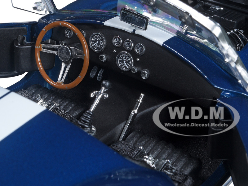 Shelby Cobra 427 S/C Dark Blue Metallic With White Stripes 1/18 Diecast Model Car By Kyosho -Closeout Items Sales 08047DBL 4 12698.1661540930.800.600