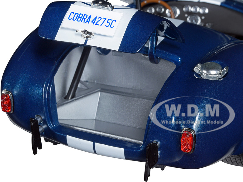 Shelby Cobra 427 S/C Dark Blue Metallic With White Stripes 1/18 Diecast Model Car By Kyosho -Closeout Items Sales 08047DBL 3 64575.1661540932.800.600