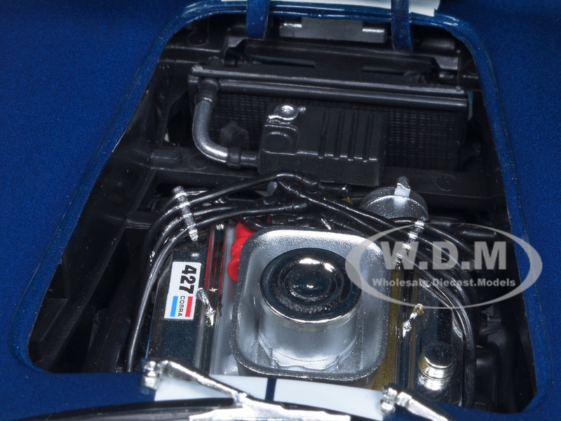 Shelby Cobra 427 S/C Dark Blue Metallic With White Stripes 1/18 Diecast Model Car By Kyosho -Closeout Items Sales 08047DBL 5 75322.1661540932.800.600