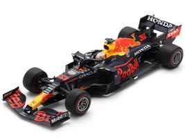 Red Bull Racing Honda RB16B #33 Max Verstappen 2nd Place Formula One F1 Spanish GP 2021 1/18 Model Car Spark 18S593