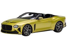 Bentley Mulliner Bacalar Convertible Yellow Flame Metallic 1/18 Model Car Top Speed TS0379