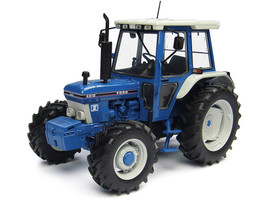 Ford 6610 Gen. II 4WD Tractor Blue with Gray Top 1/32 Diecast Model Universal Hobbies UH4138
