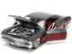 1967 Chevrolet Impala SS Gray Burgundy with Burgundy Interior Bigtime Muscle Series 1/24 Diecast Model Car Jada 33864