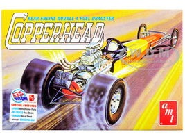 Skill 2 Model Kit 1934 Copperhead Rear-Engine Double A Fuel Dragster 1/25 Scale Model AMT AMT1282
