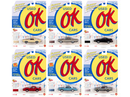 Muscle Cars USA 2021 Release 4 OK Used Cars Set B 6 pieces 1/64 Diecast Model Cars Johnny Lightning JLMC028B