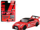 Nissan 35GT-RR Ver.1 LB-Silhouette Works GT LBWK RHD Right Hand Drive #35 Red with Black Top Graphics Limited Edition 3600 pieces Worldwide 1/64 Diecast Model Car  True Scale Miniatures MGT00311