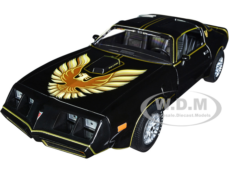 1979 Pontiac Firebird T/A Trans Am Black with Hood Phoenix Rocky